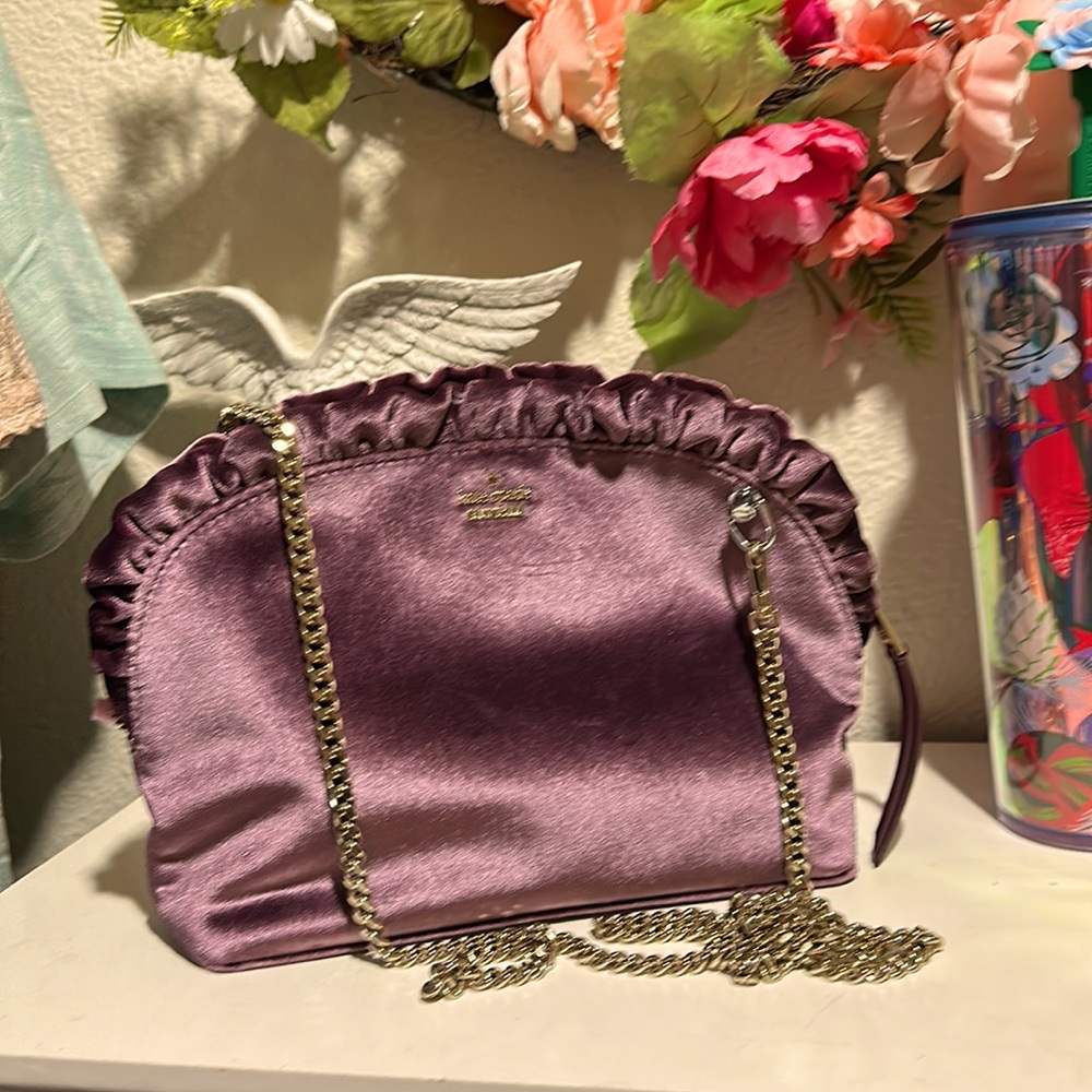 Velvet purple cross body (Kate spade ♠️